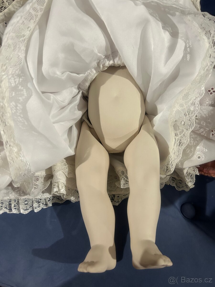 Vzácná celoporcelánová panenka Made in Italy - 8