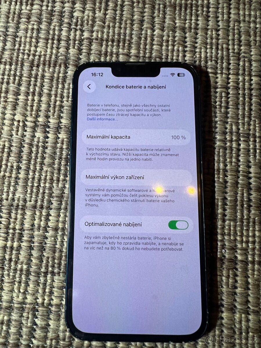 IPhone 13 100% kondice baterie - 8