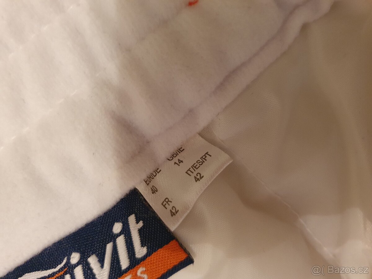 Damske lyzarske bile kalhoty na lyze Crivit insulate L/40 - 8