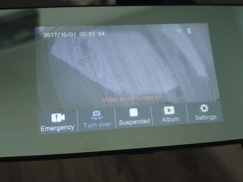 Yi Mirror Dash Camera YI008 – přední + zadní kamera, kabel - 8
