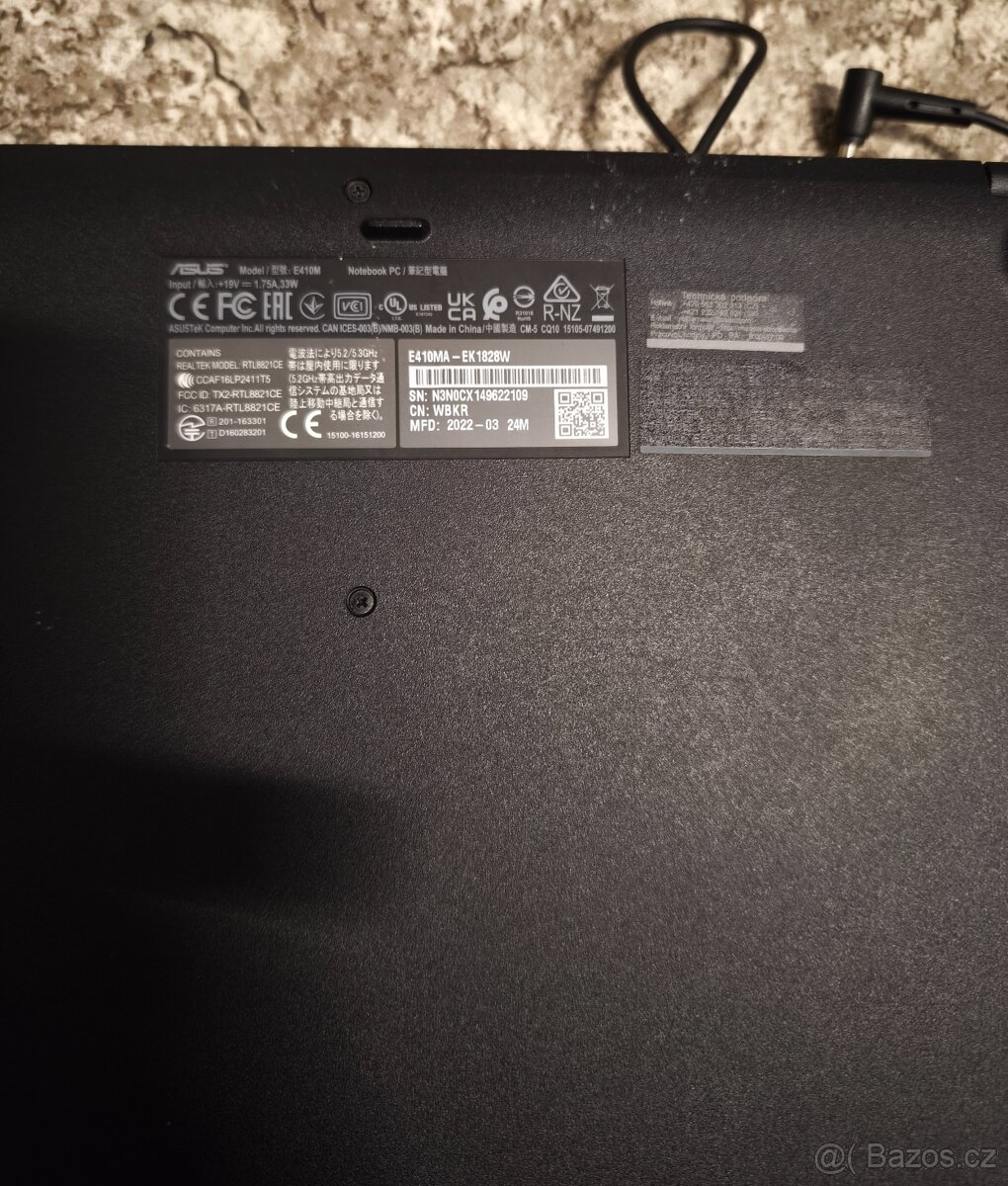 Notebook ASUS e410mab e410ma,4GB Ram 256 SSD - 8