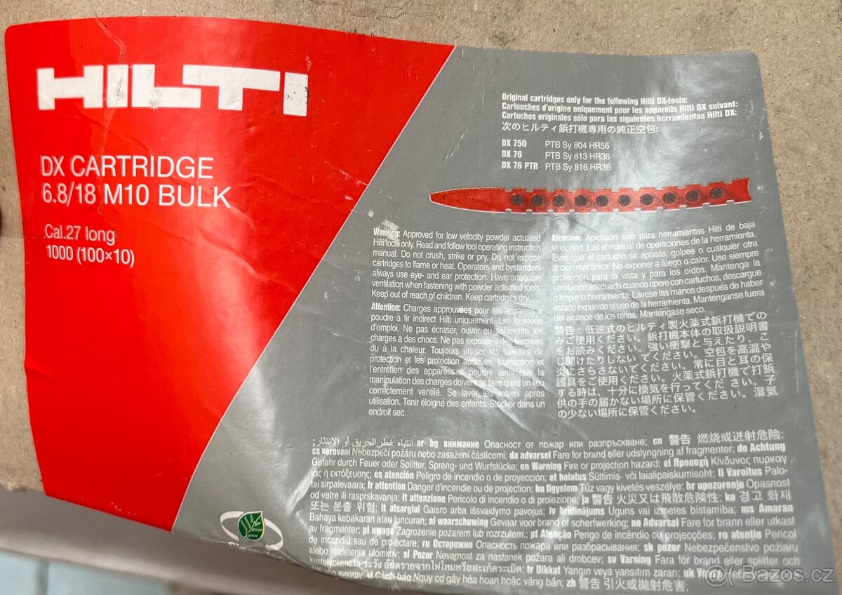 Hilti hřeby a náboje a další. - 8