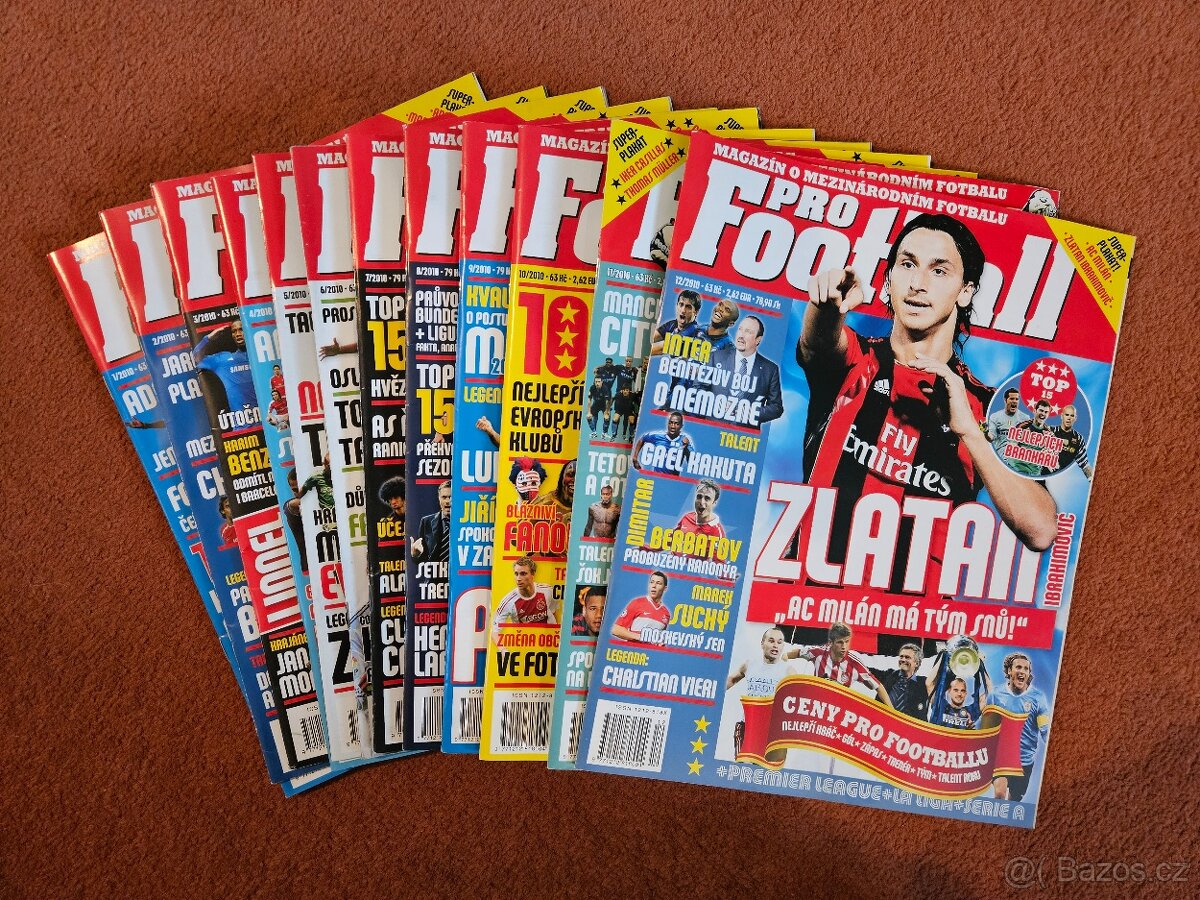 Časopisy ProFootball, Hattrick, ročenky, plakáty - 8