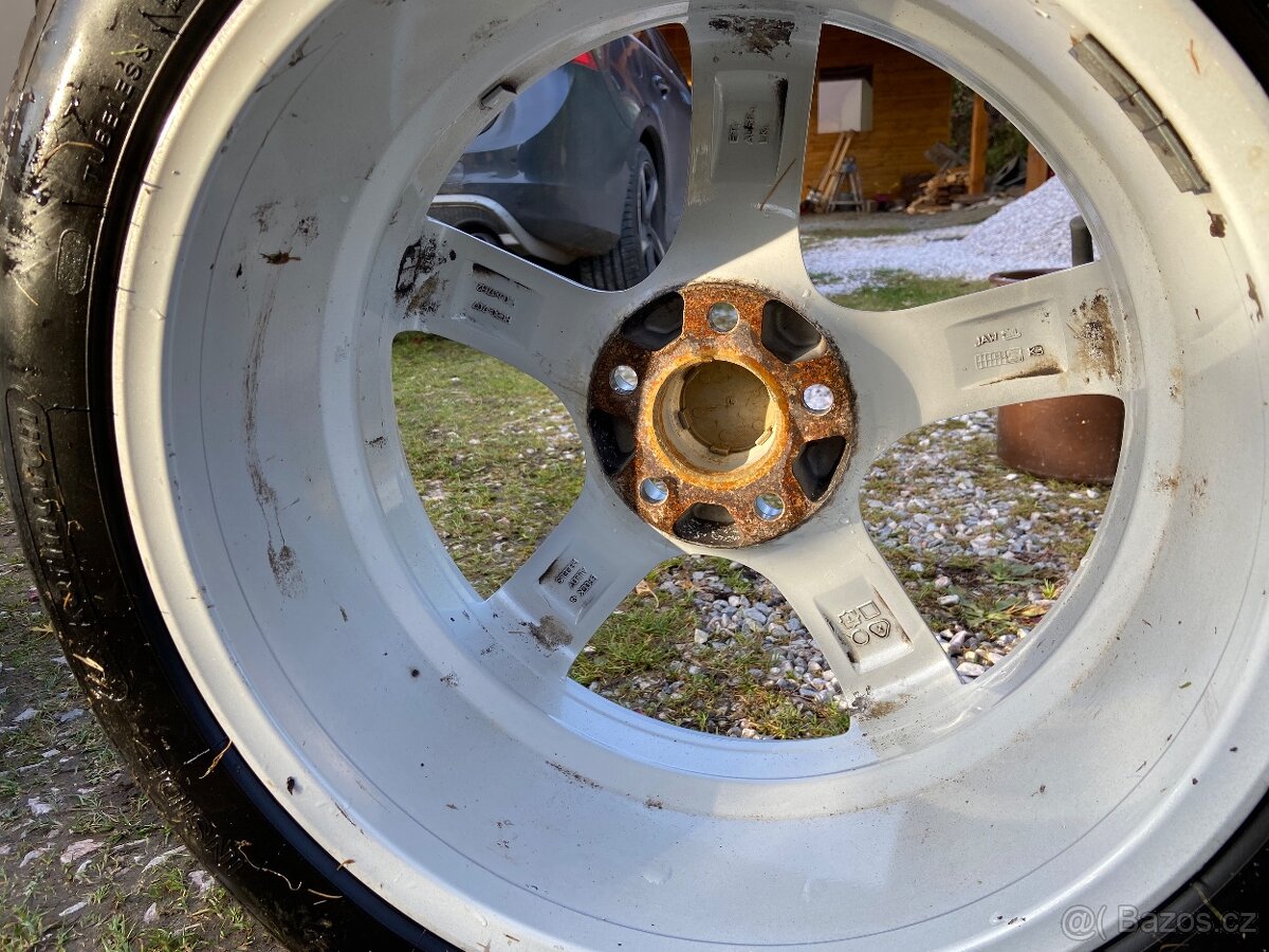 Alu kola RC Design 5x108 R17 + letní pneu - 8