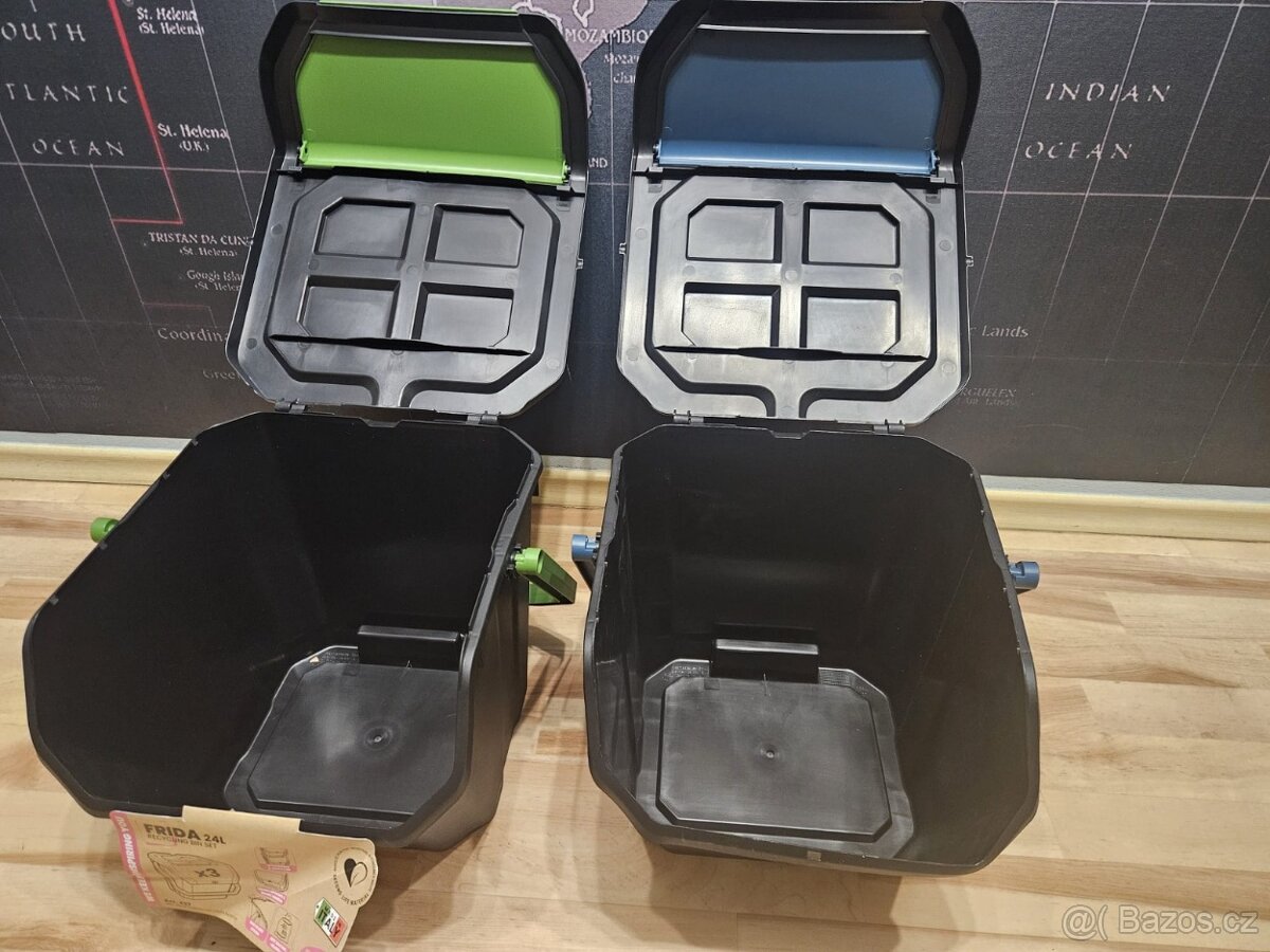 Nová Sada 2 odpadkových košů, 2 × 25 l - 8