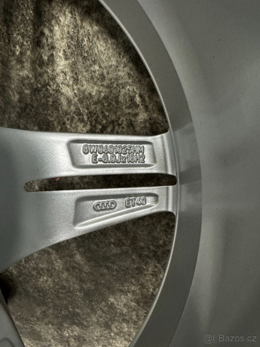 Alu kola 5x112 Audi A4/S4 R18 + Michelin 245/40 R18 - 8