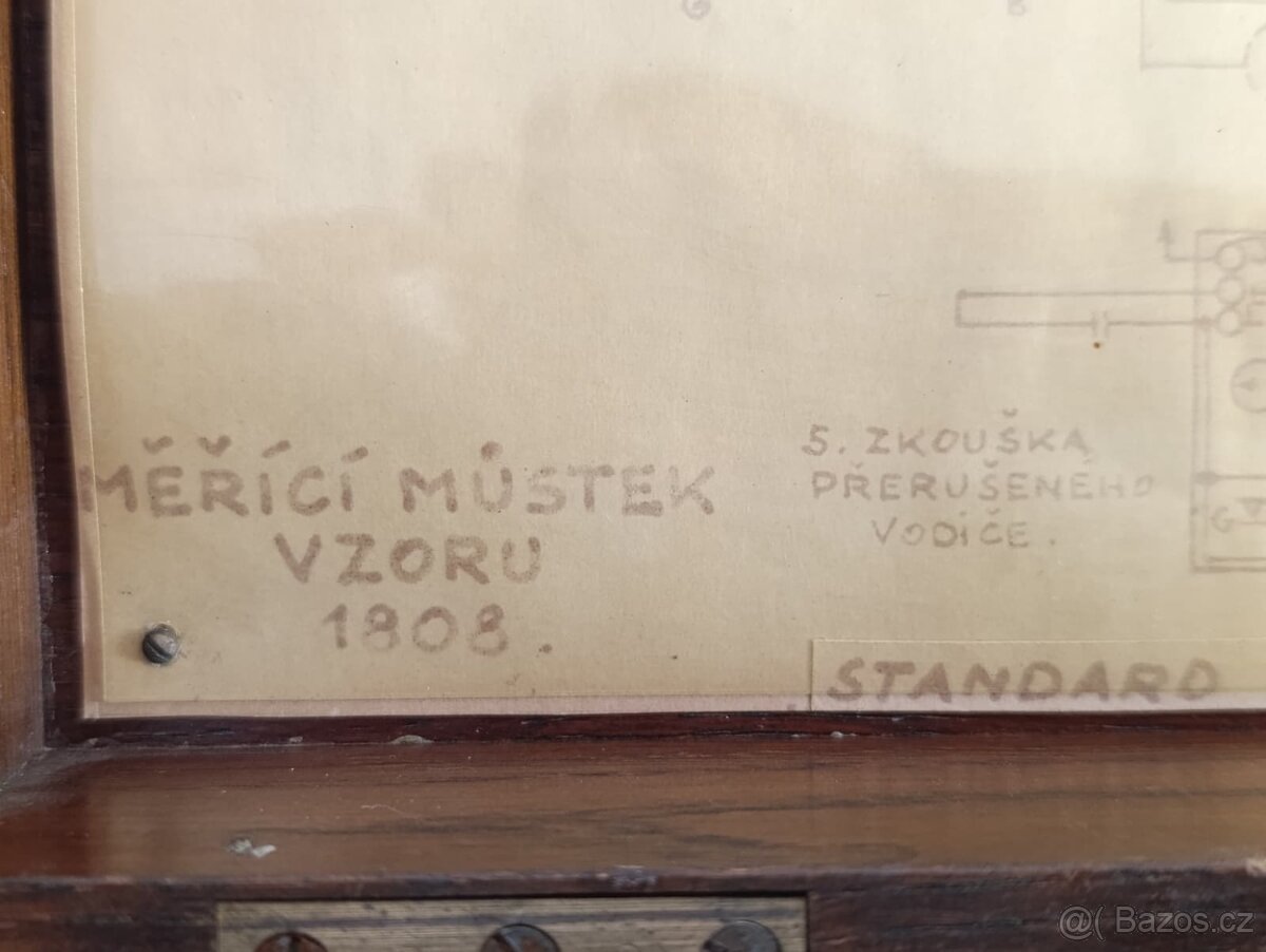 Měřící Můstek Vzoru 1808 》Standard Electric Praha Vršovice - 8