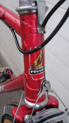 Peugeot, 1977, pánské kolo, červená barva - 8