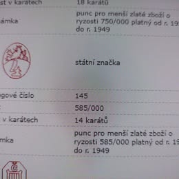 desítky let starý zlatý prsten - 8