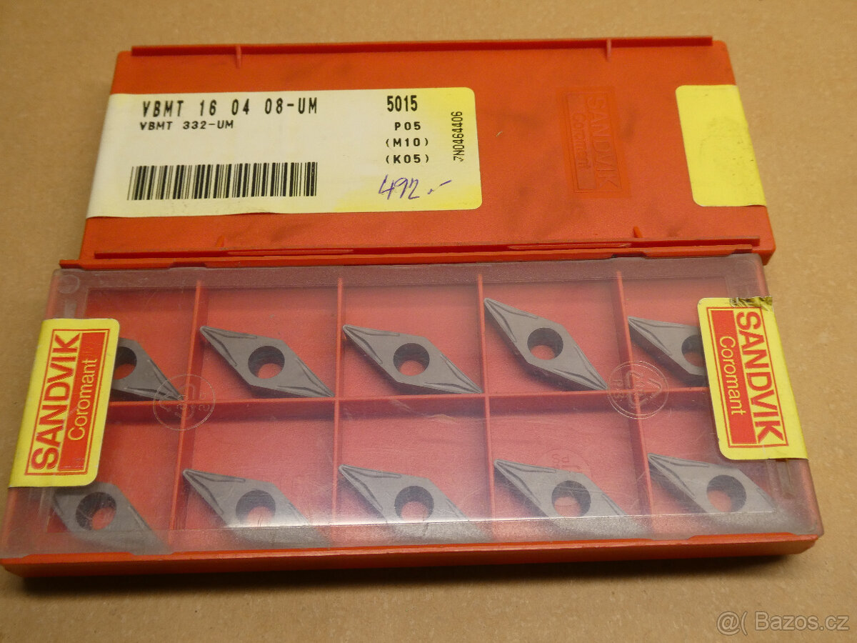 Nůž Sandvik SVJBL a destičky - 8