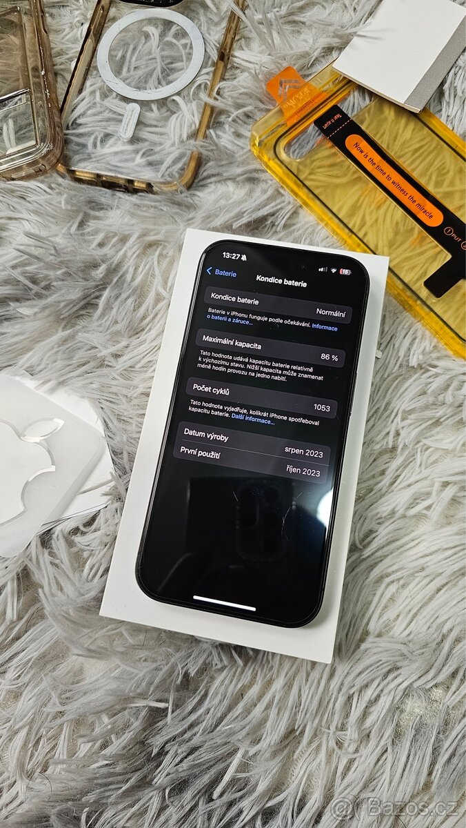 iPhone 15 Pro černý titán 128gn - 8