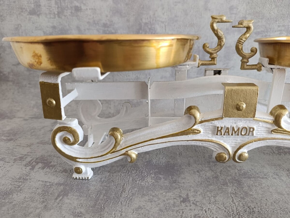 Staré 5kg dvoumiskové váhy KAMOR po renovaci - 8