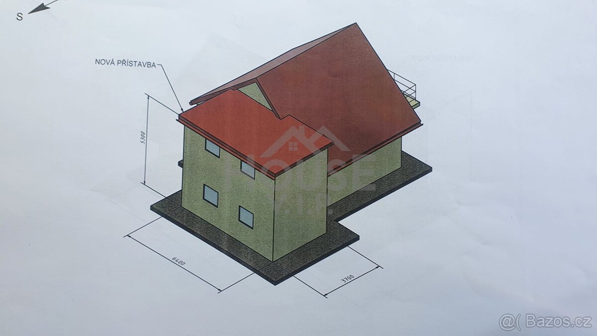Prodej chalupy 78 m², pozemek 746 m2, Sluštice., ev.č. 01132 - 8