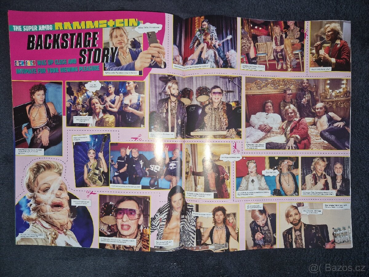 Rammstein plakáty + Časopis Zick Zack - 8