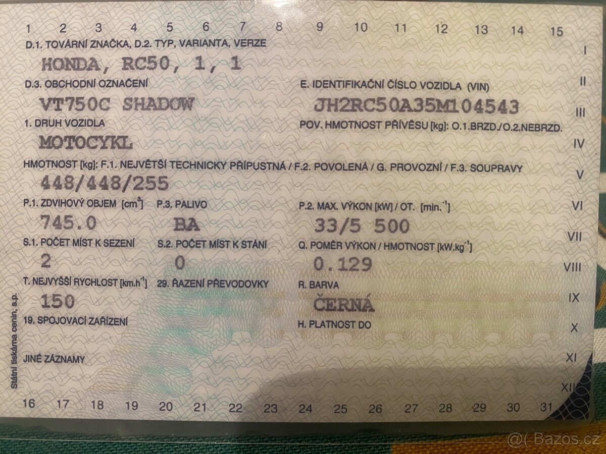 Honda Vt 750 - 8