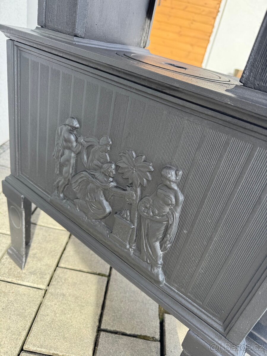 Norská litinová kamna. - 8