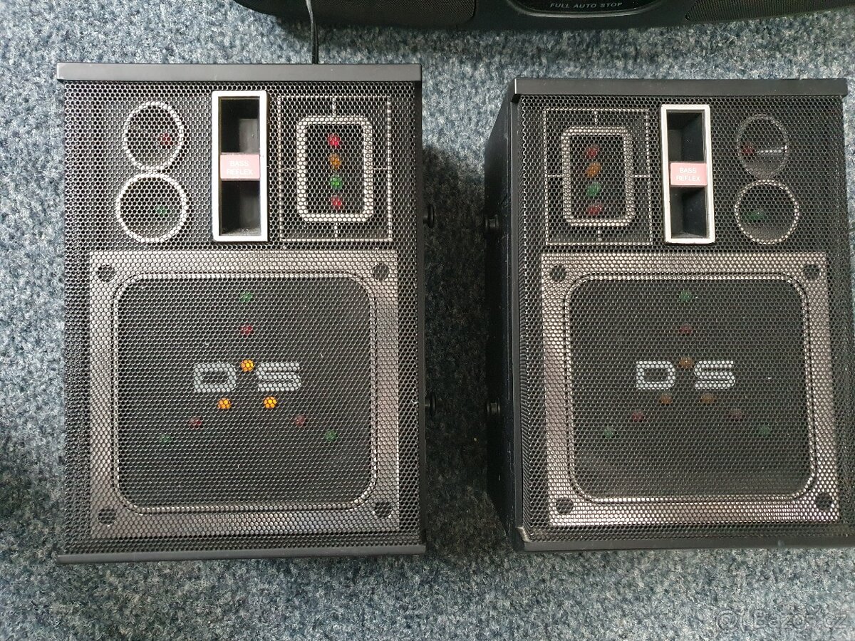 Megatone 2x reprobedny blikající k boomboxu SX-1988 - 8