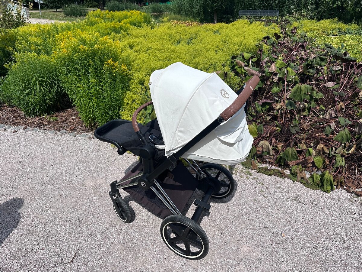KOČÁREK CYBEX E-PRIAM seatpack Off White - 8