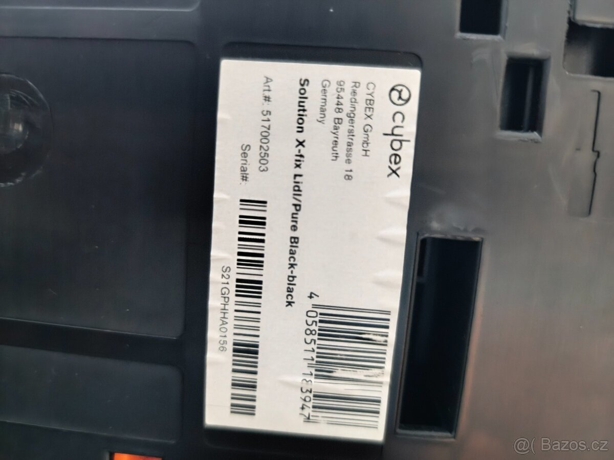Autosedačka CYBEX Solution X-Fix, 15-36 kg - 8