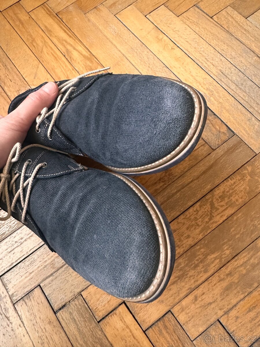Modré Polobotky Baťa 46 - 8