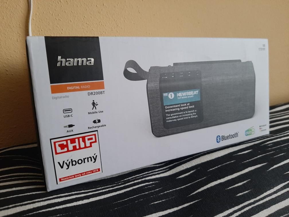 Hama DR200BT digitální rádio DAB, DAB+, FM, LCD displej - 8