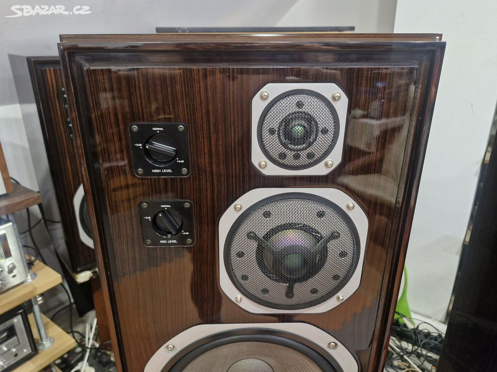 reproduktory Yamaha NS-1000- eben makasar- šelak - 8