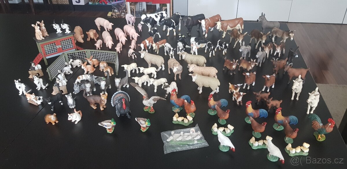Schleich Farma kráva býk tele - 8
