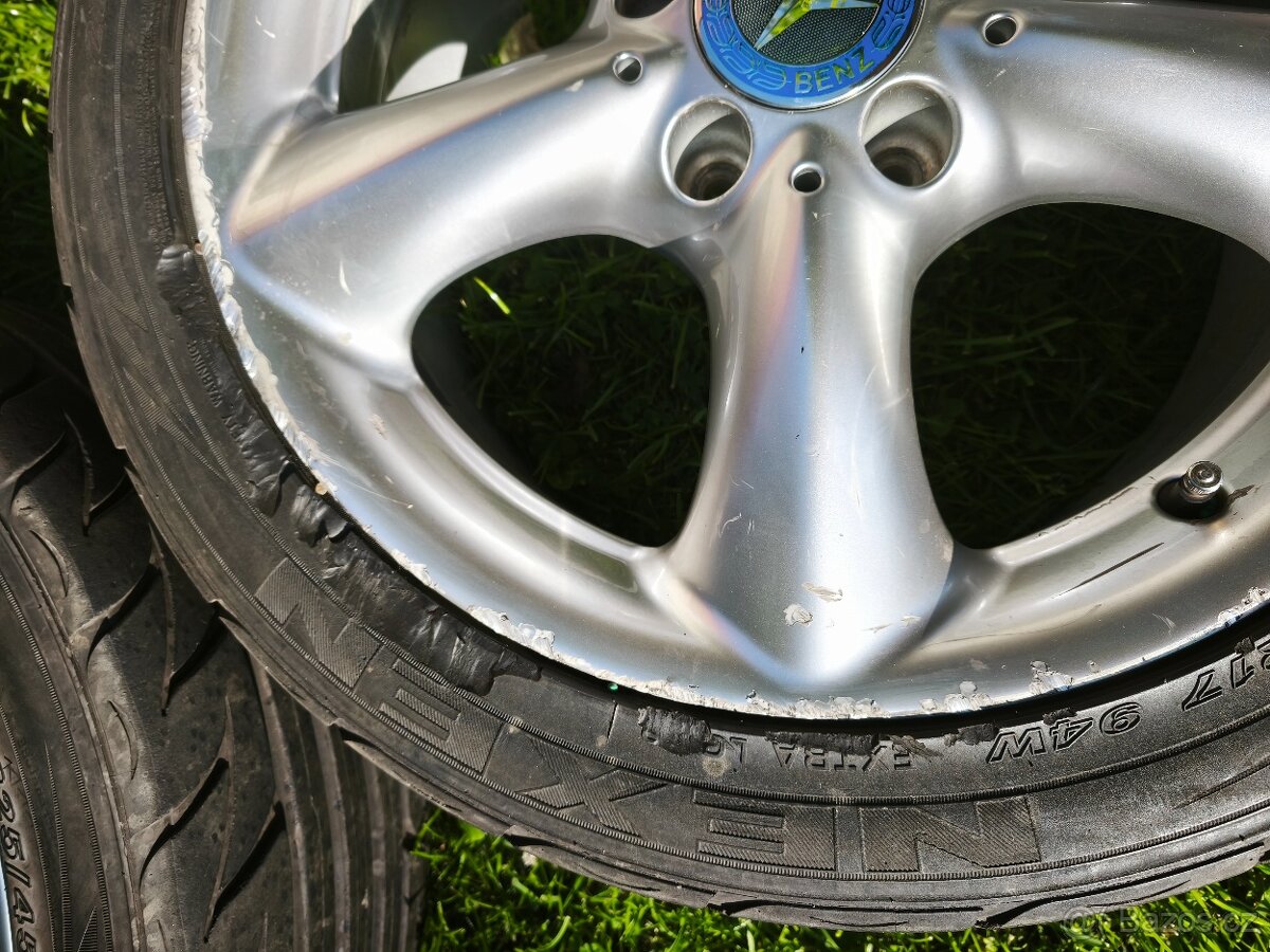 Dvourozměrná sada Mercedes w209 r17 5x112 - 8