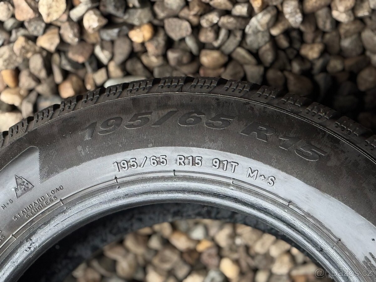 195/65/15 - Pirelli zimní sada pneu - 8