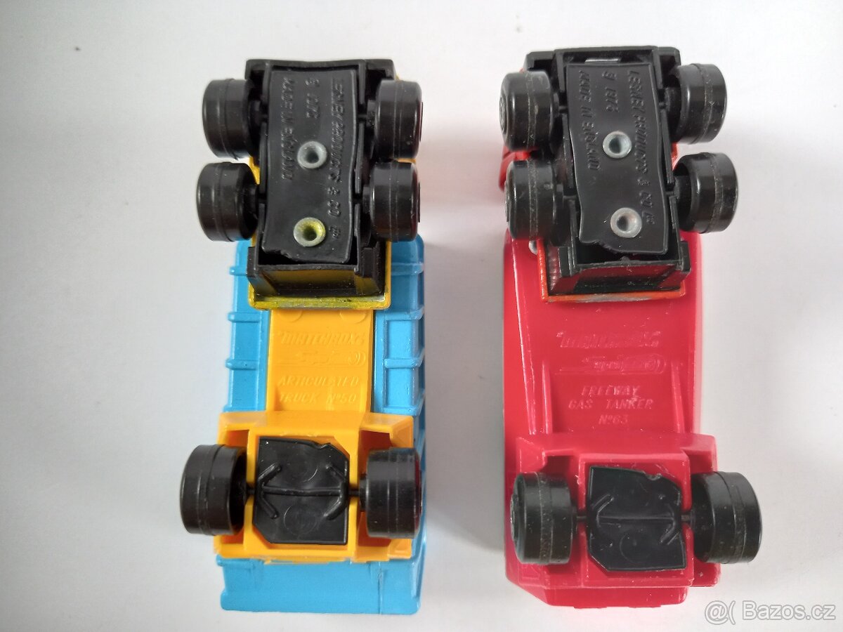 MATCHBOX SUPERFAST-NO°50 ARTICULATED TRUCK,NO°63 FREEWAY GAS - 8