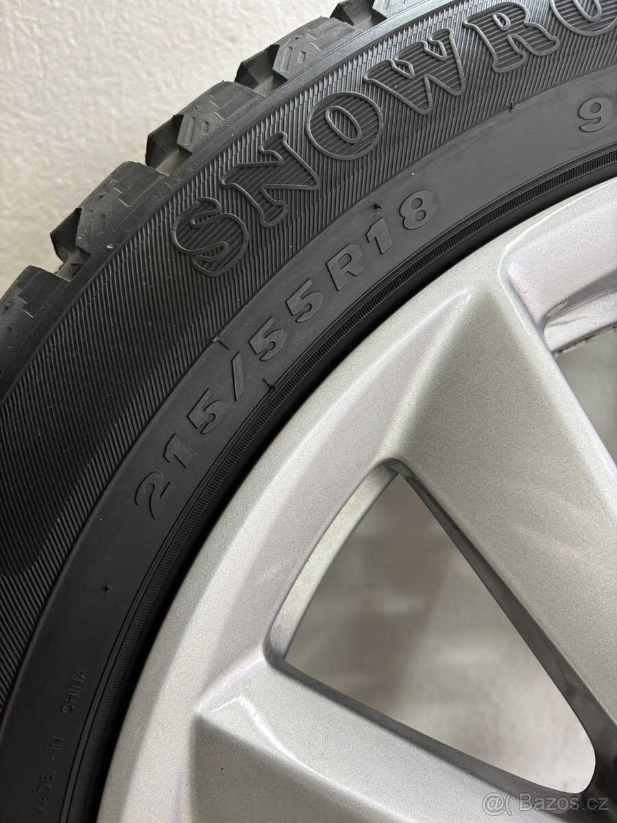 Kola 5x114,3 R18 - zánovní + zimní PNEU - 8