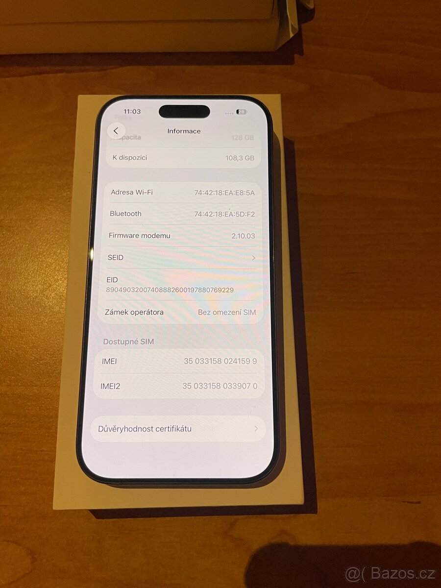 🔥iPhone 16 Pro 128 GB –Pouštnà titan | TOP STAV A CENA🔥 - 8