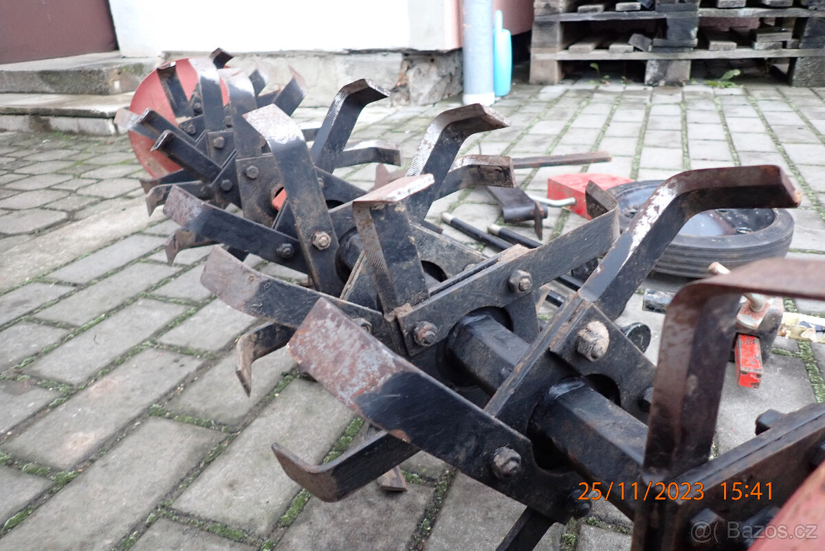 vari - rotavátor 120 cm + vodící kolo + brzd. radlička - 8