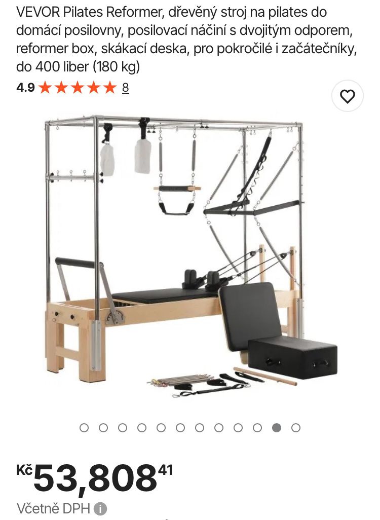 Pilates reformer, stroj na cvičení - 8