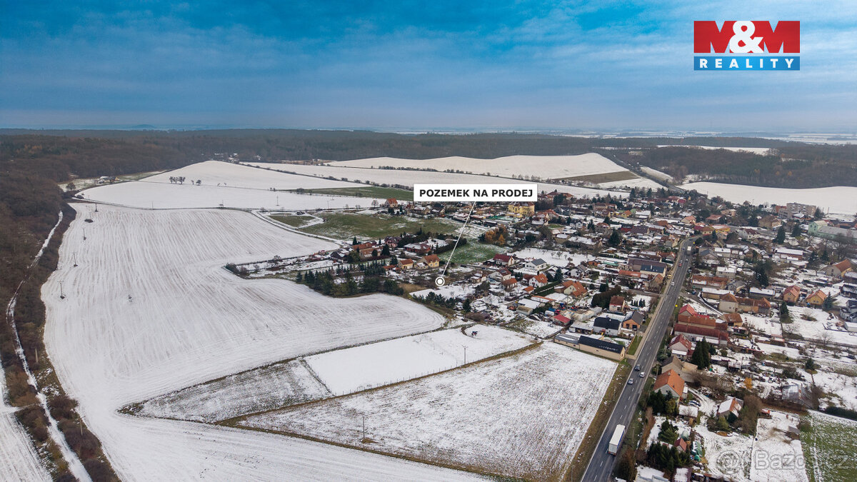 Prodej pozemku k bydlení, 2660 m², Vlkava, ul. Na Bahýnkách - 8
