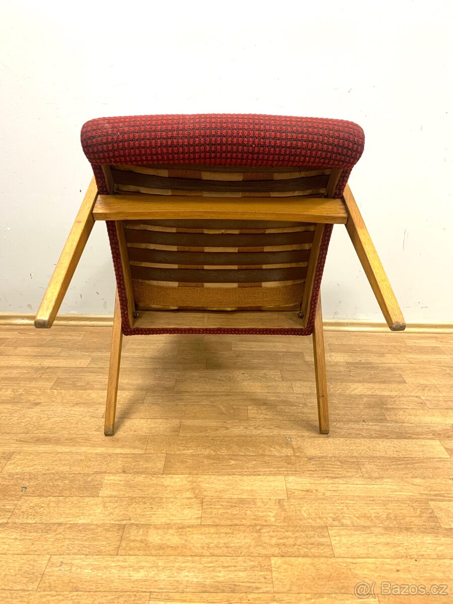 Retro křeslo 60. léta Brusel — - 8