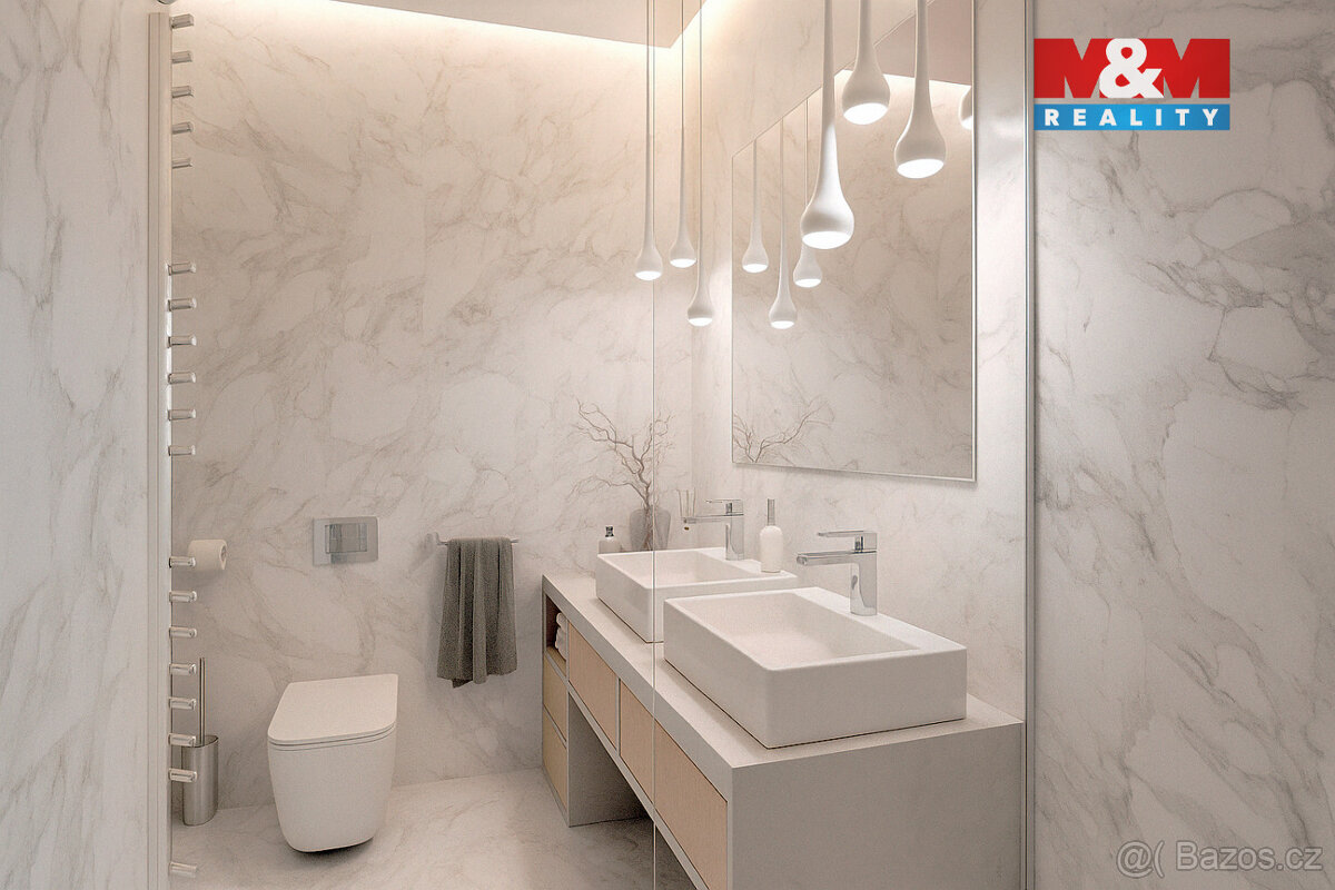 Prodej atypického bytu, 166 m², Praha, ul. Pod třešněmi - 8