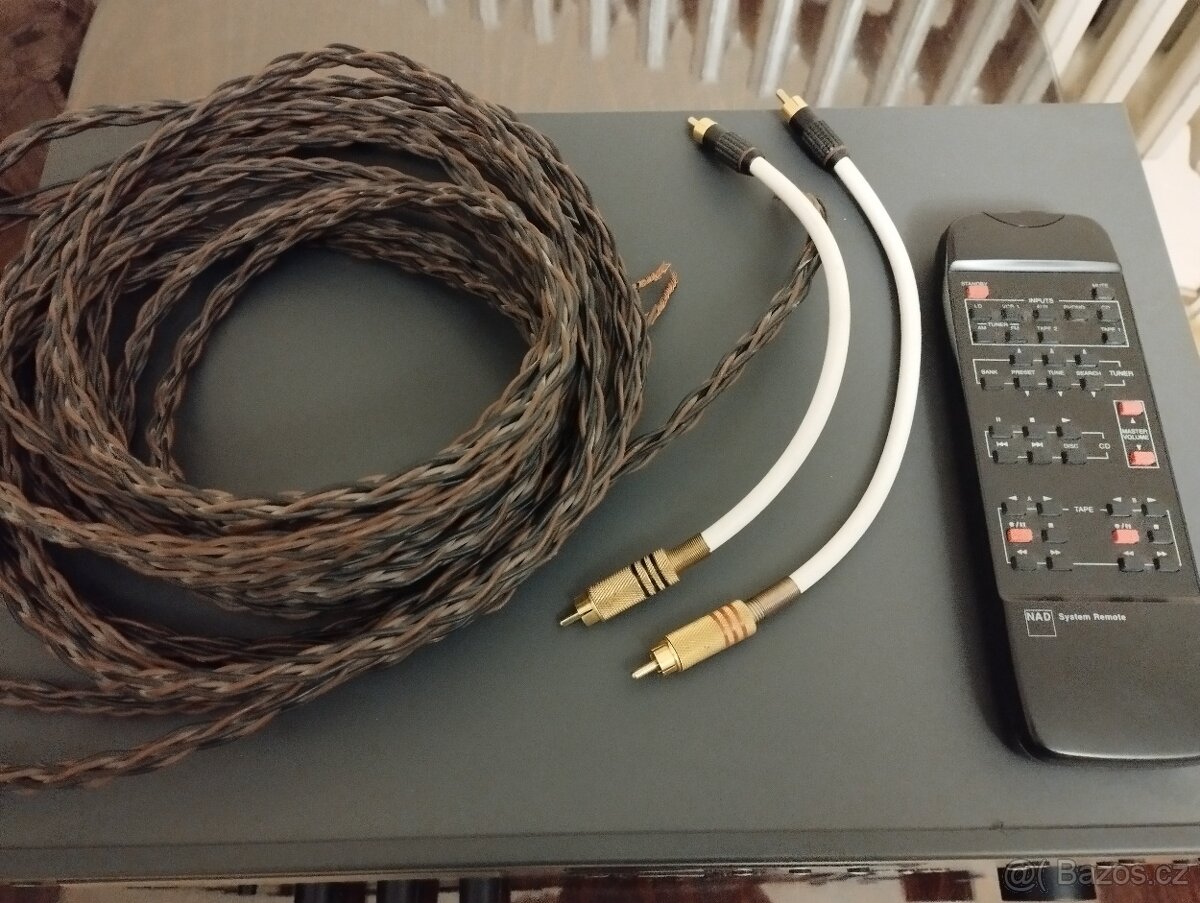 Receiver NAD 712, CD 510 a repro Shan SV 100 a stojany - 8