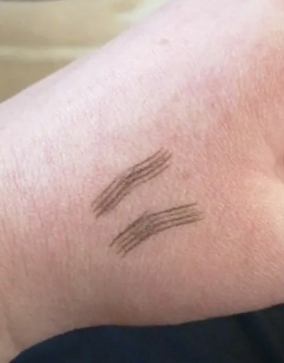Eyebrow pen tetovací pero tužka na obočí voděodolná 4 hroty - 8