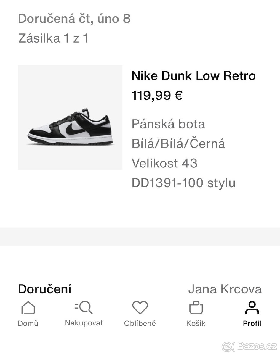 NIKE dunk low retro , vel 43 - 8
