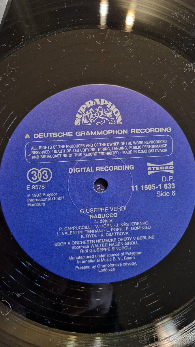 3 x LP vinyl - Giuseppe Verdi - Nabucco - 8