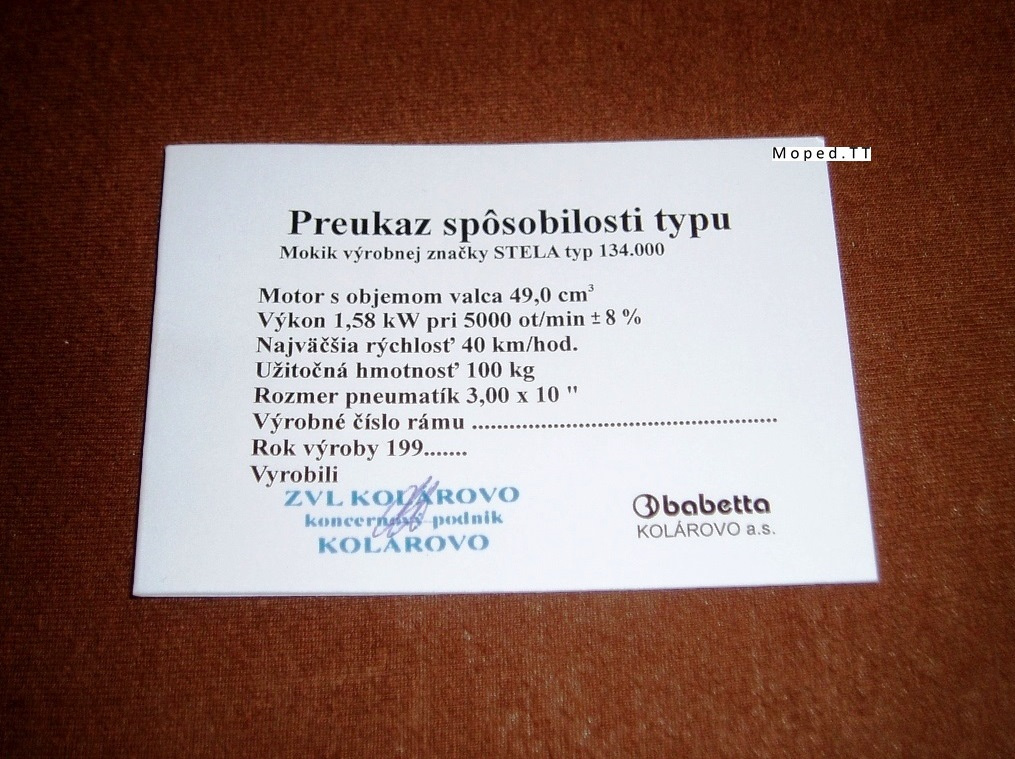 - STELLA - Nové - RUKOVATE - Orig. - - 8