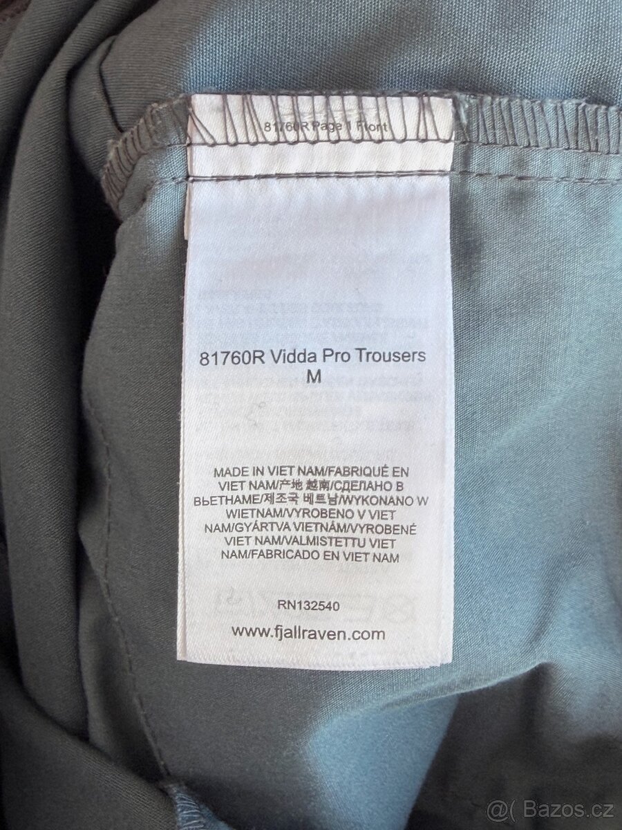Nové outdoorové kalhoty Fjallraven Vidda Pro Trousers M - 8