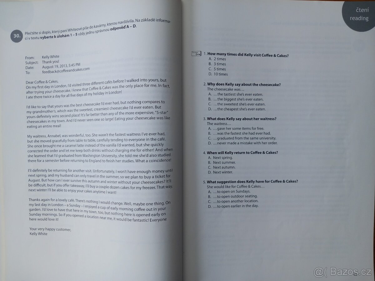 CAMBRIDGE-učebnice angličtiny - k maturitě bez obav + CD - 8