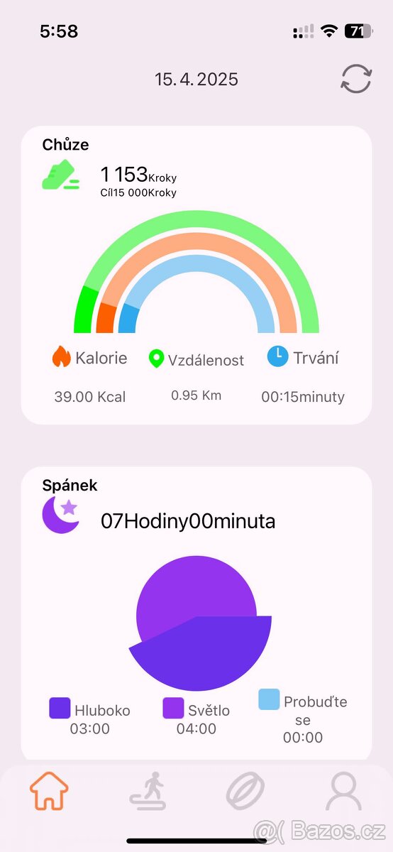 Fitness prsten s displejem a bezdrátovým nabíjením + ZÁRUKA - 8