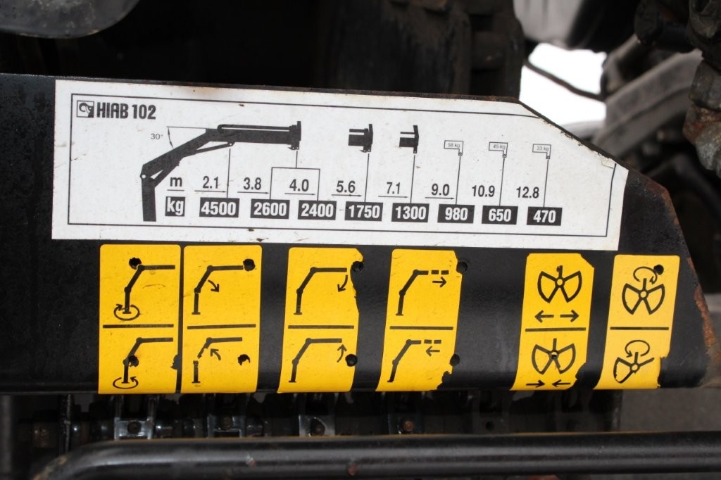 MAN MAN TGA 18.350, CRANE HIAB 102 - 8