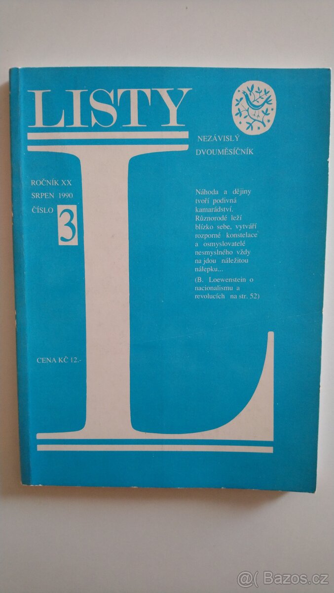 Listy 1990 č.1, 2, 3 + 1989 č.3 - 8