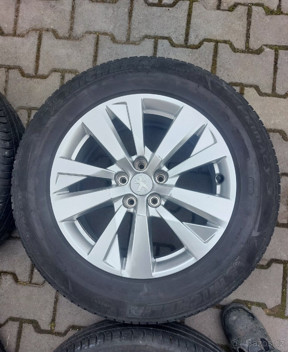 Prodám sadu letních kol Alu.Peugeot - 8