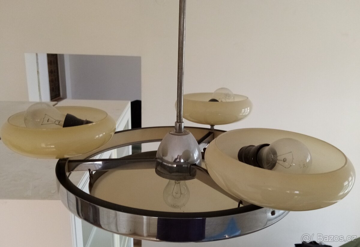 Retro funkcionalistický lustr Sandrik - 8