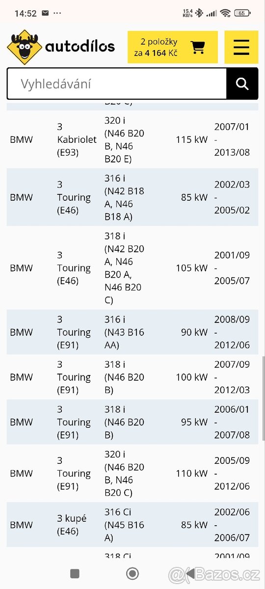 Termostaty BMW - 8